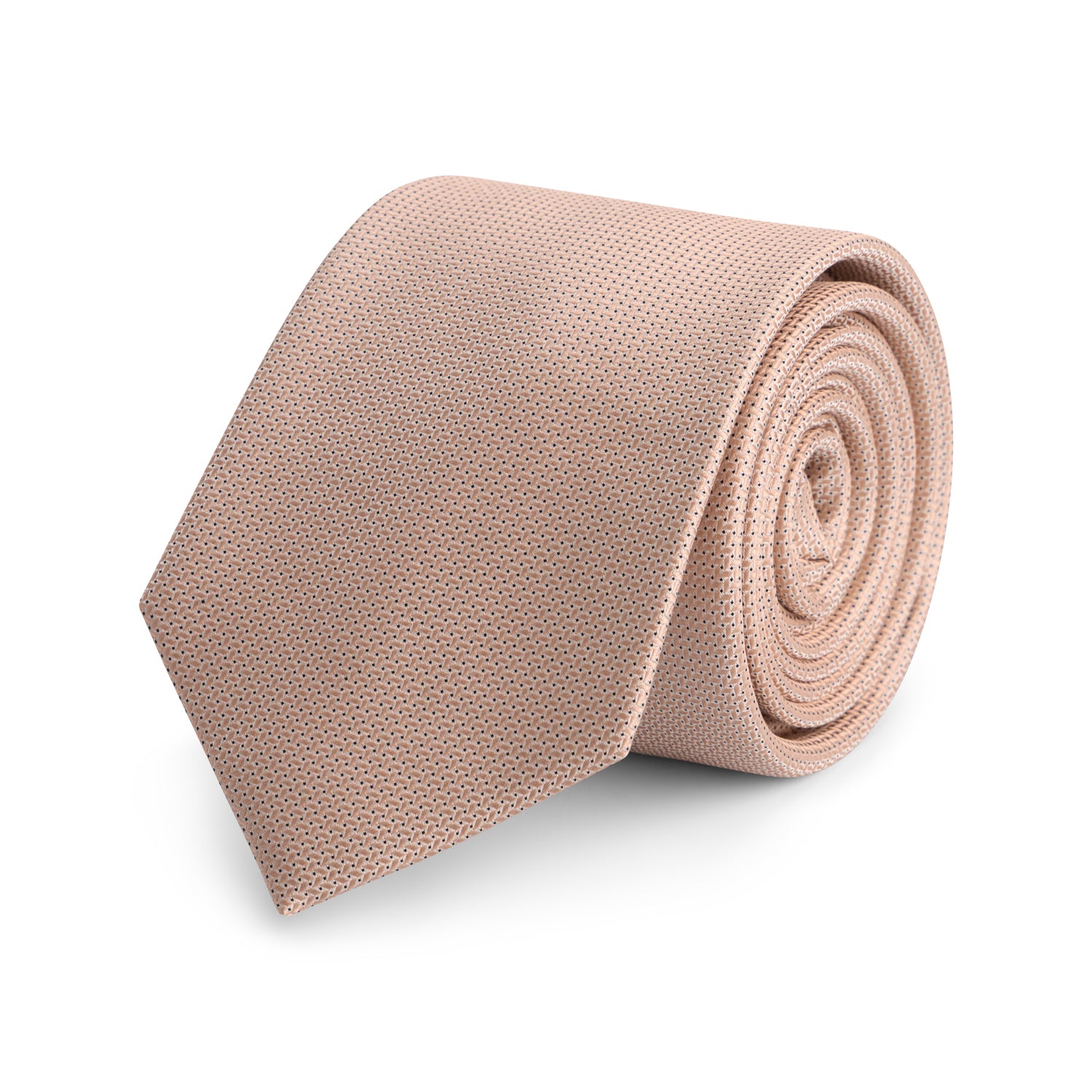 Stropdas zijde dot roze, elegante lichtroze stropdas met stippen voor een subtiele flair.