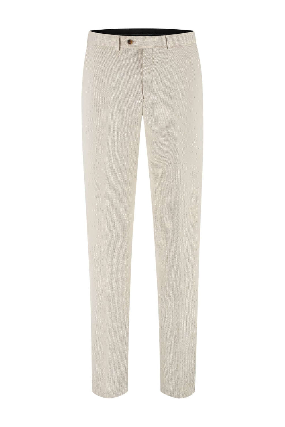 Pantalon stretchkatoen zand - zandkleurige stretchkatoenen broek met ademend vermogen.