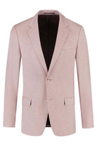 Pak lichtroze 3-delig met modern ontwerp, ideaal voor lente en zomer, elegante blazer.