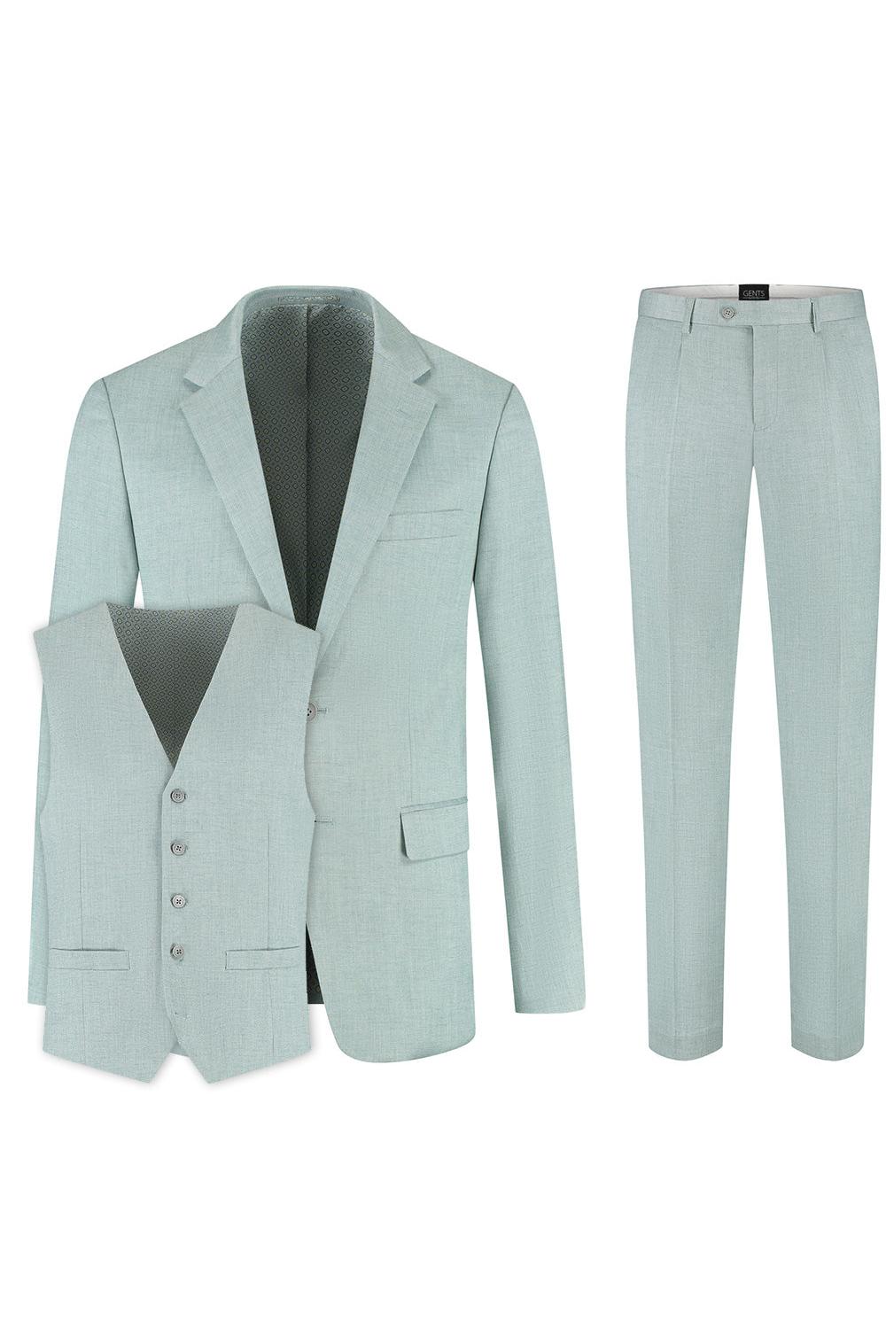 Pak aquagroen 3-delig