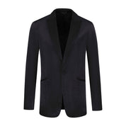 Dinnerjacket velvet zwart