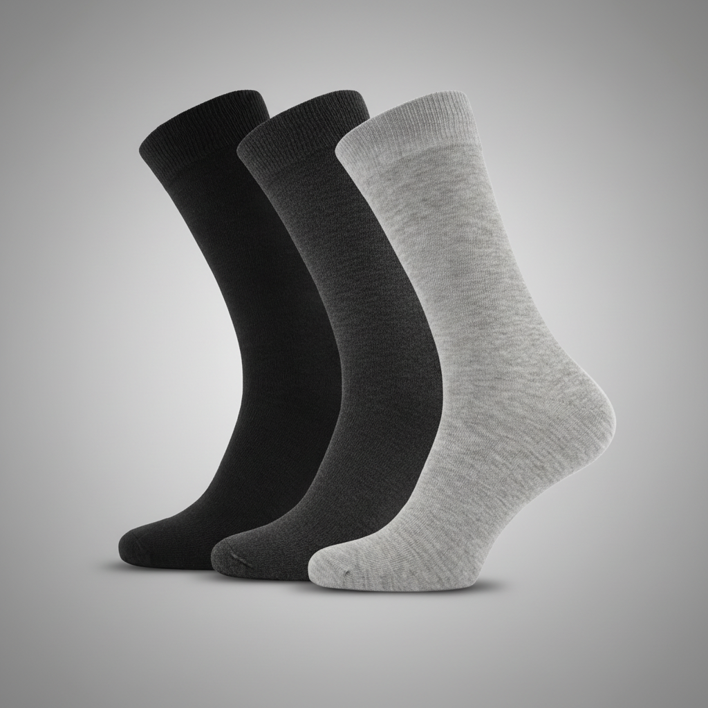 3 sokken vierkant formaat