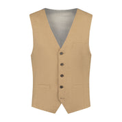 Gilet camel bruin