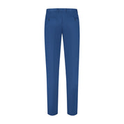 Pantalon linnenlook blauw