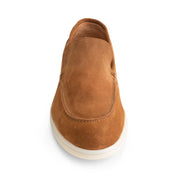 Loafer suede cognac