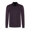 Ronde hals two-tone donkerrood