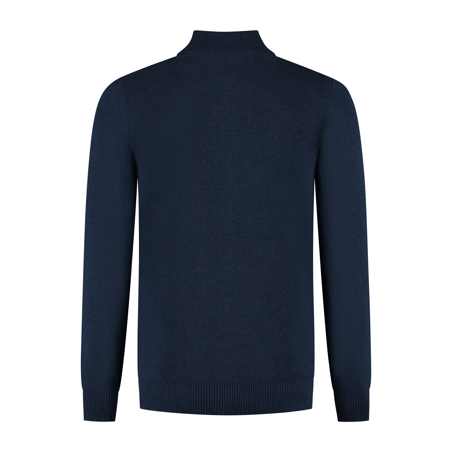 Full zip two-tone navy