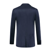 Dinnerjacket velvet donkerblauw