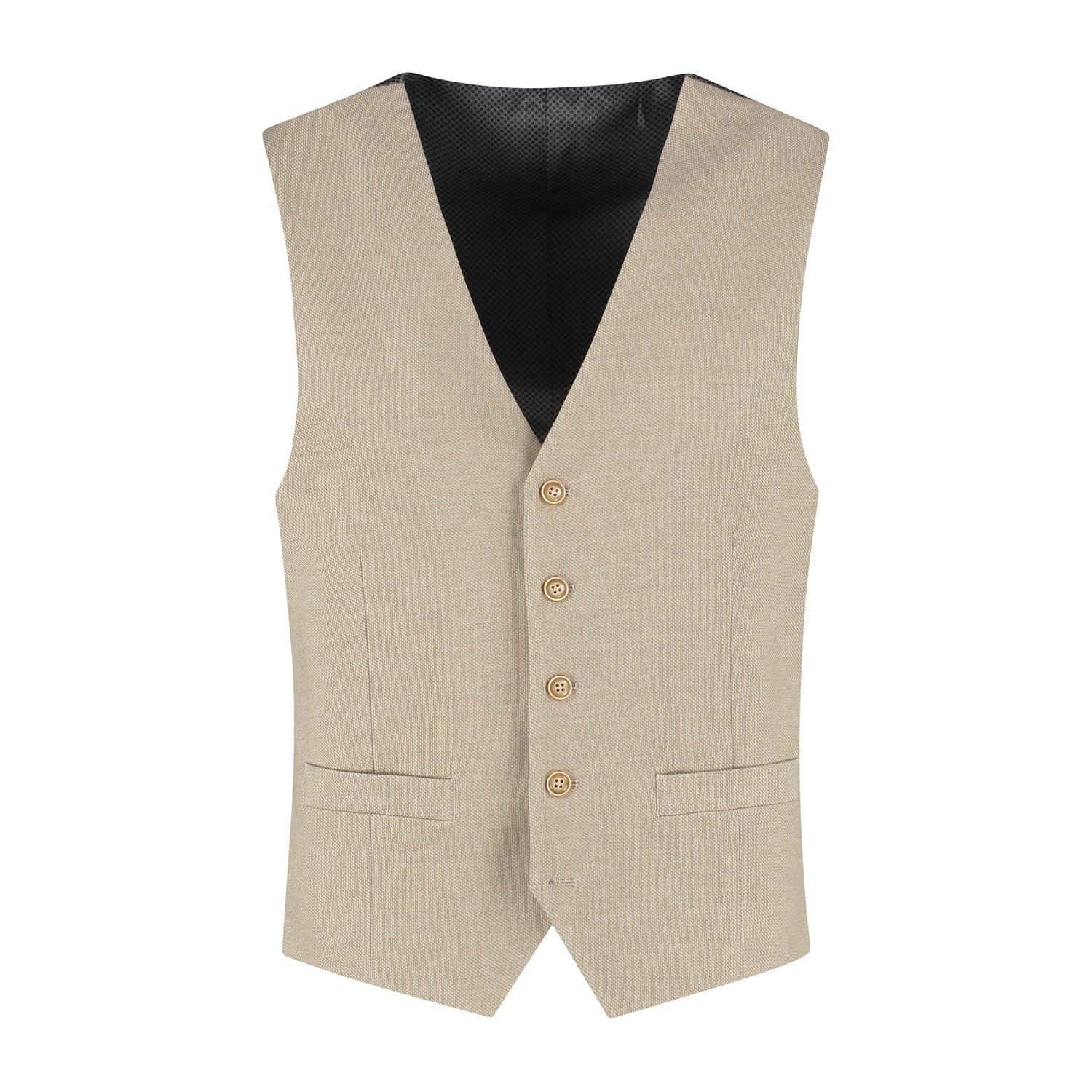 Gilet stretch dune beige