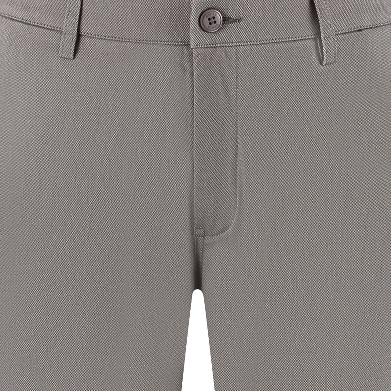 Chino stretch structuur grijs