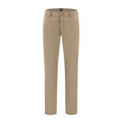 Chino stretch structuur camel