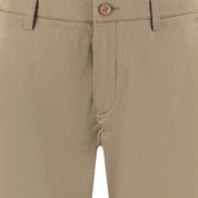 Chino stretch structuur camel