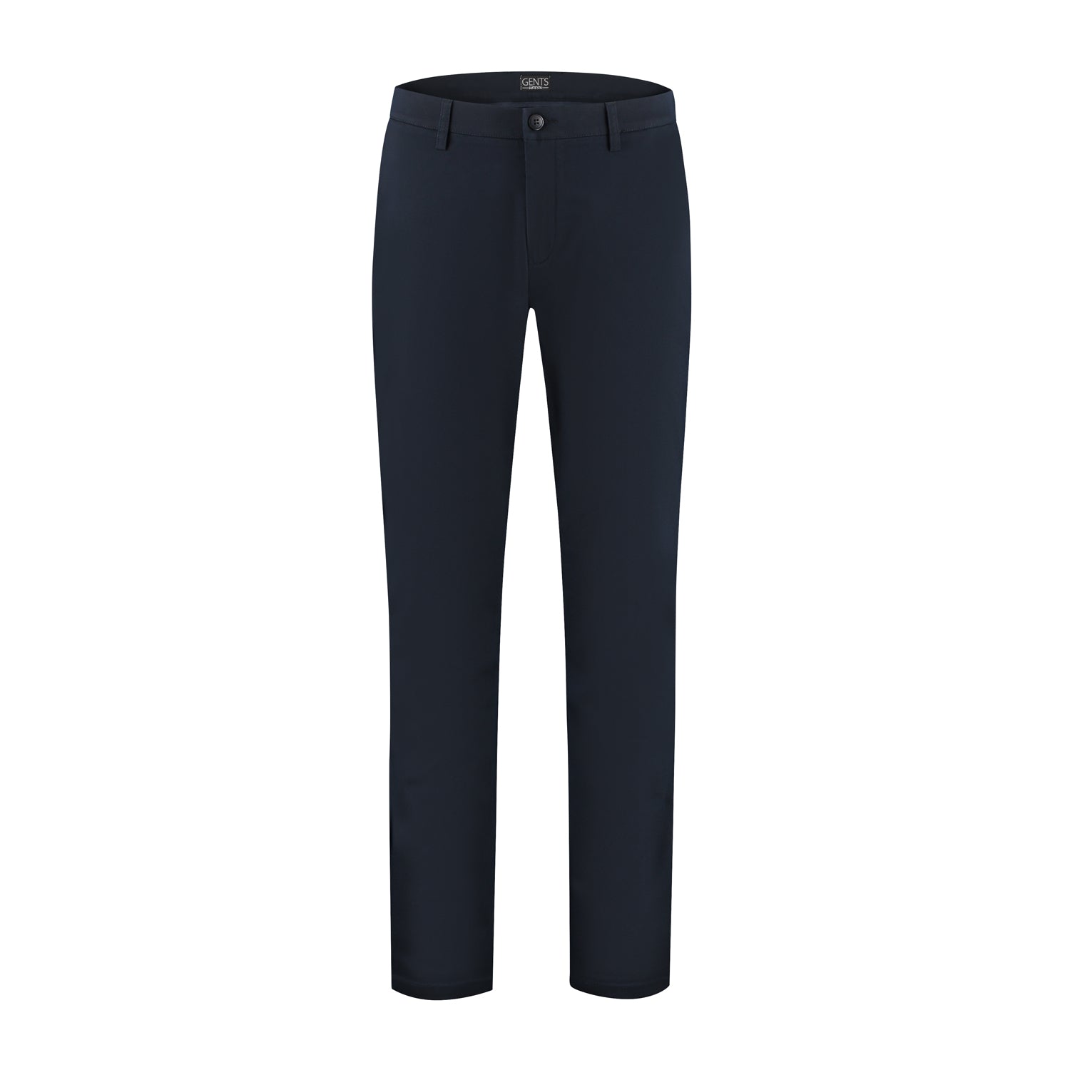 Chino stretch structuur navy