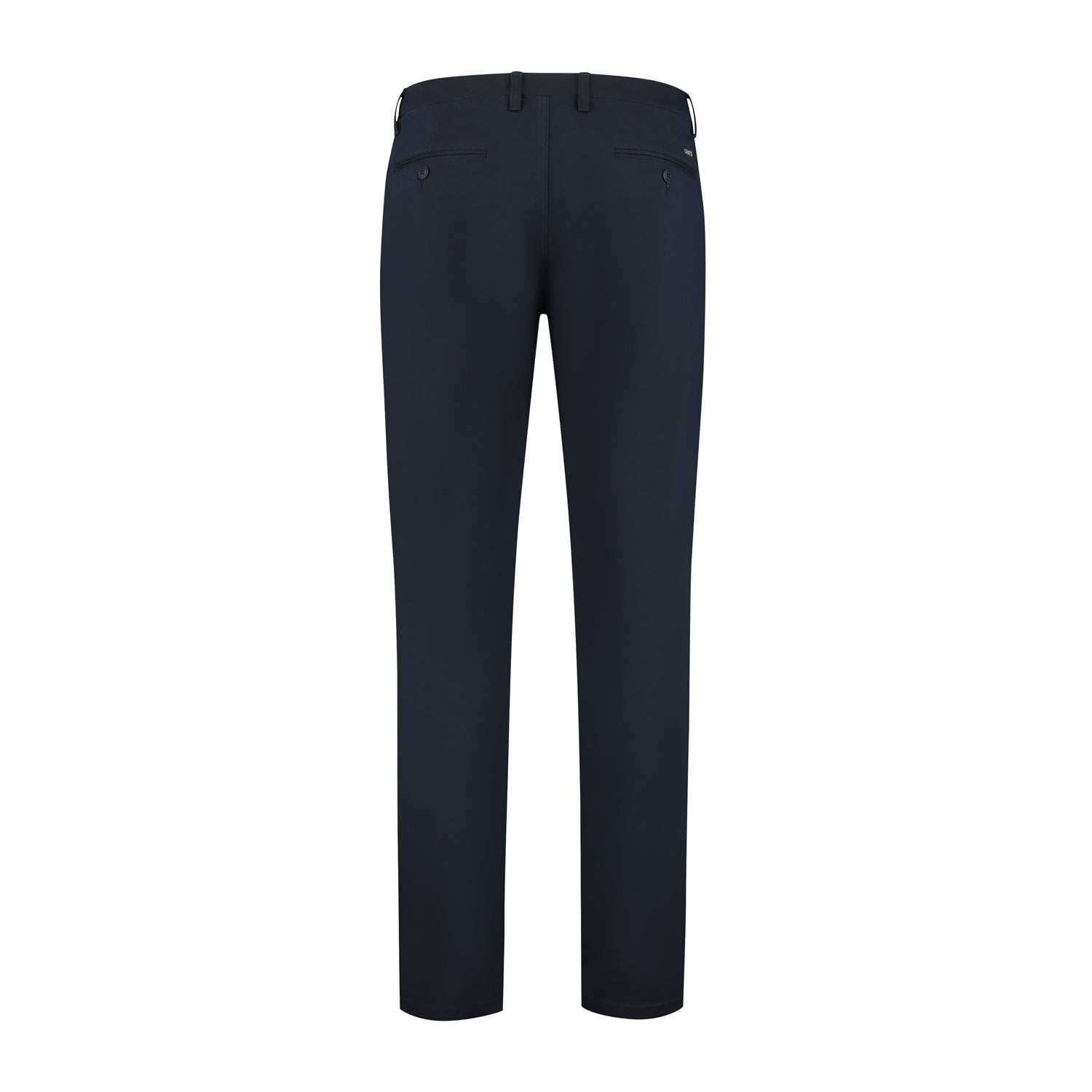 Chino stretch structuur navy