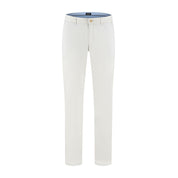 Chino linnenlook wit