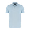 Shirt-polo 2-tone ijsblauw