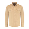 Overshirt corduroy zand