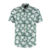 Korte mouw palmprint groen