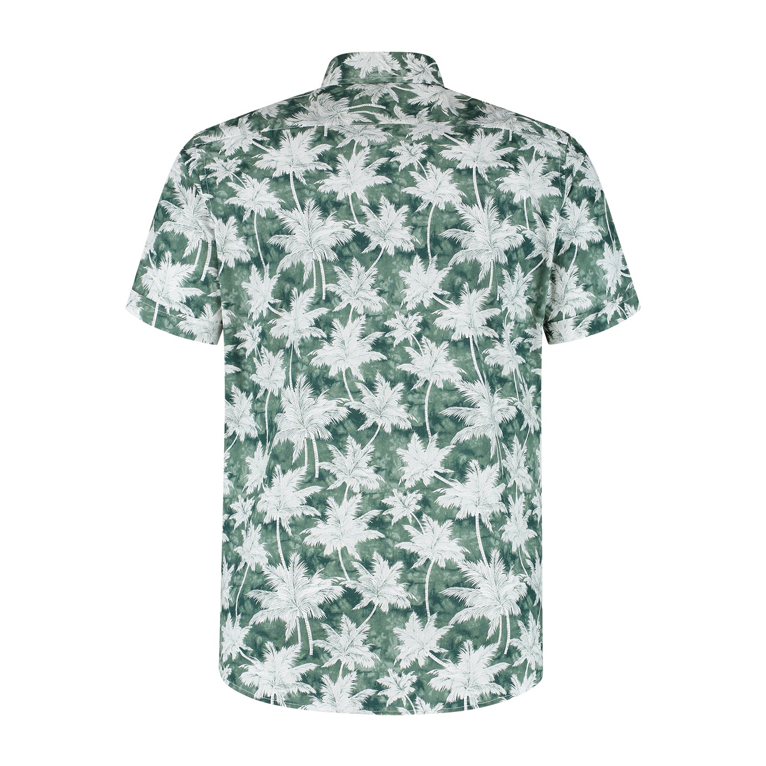 Korte mouw palmprint groen