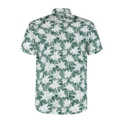 Korte mouw palmprint groen