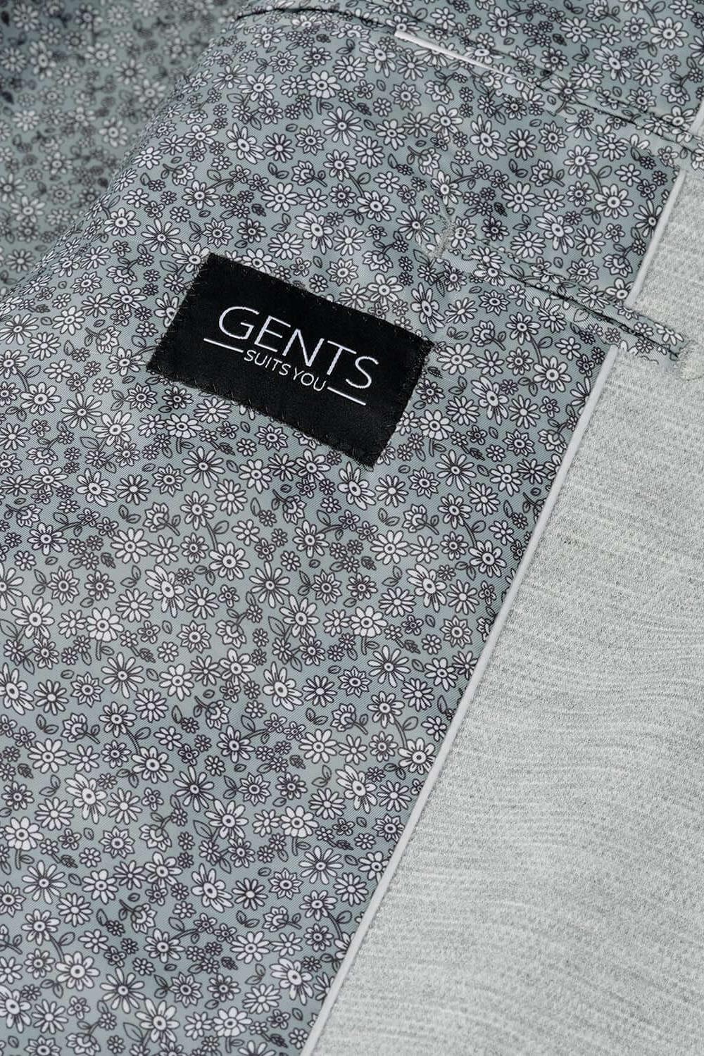 Pak Stretch Piqué Melange Grijs 2-delig