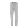 Pantalon stretch pique melange grijs