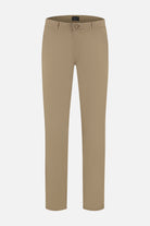 Chino stretch dobby bruin - stylish stretch fit chinos in a classic bruin shade perfect for casual wear.