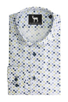 Balprint blauw-groen