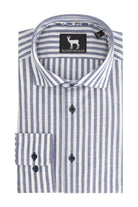 Blumfontain balkstreep navy