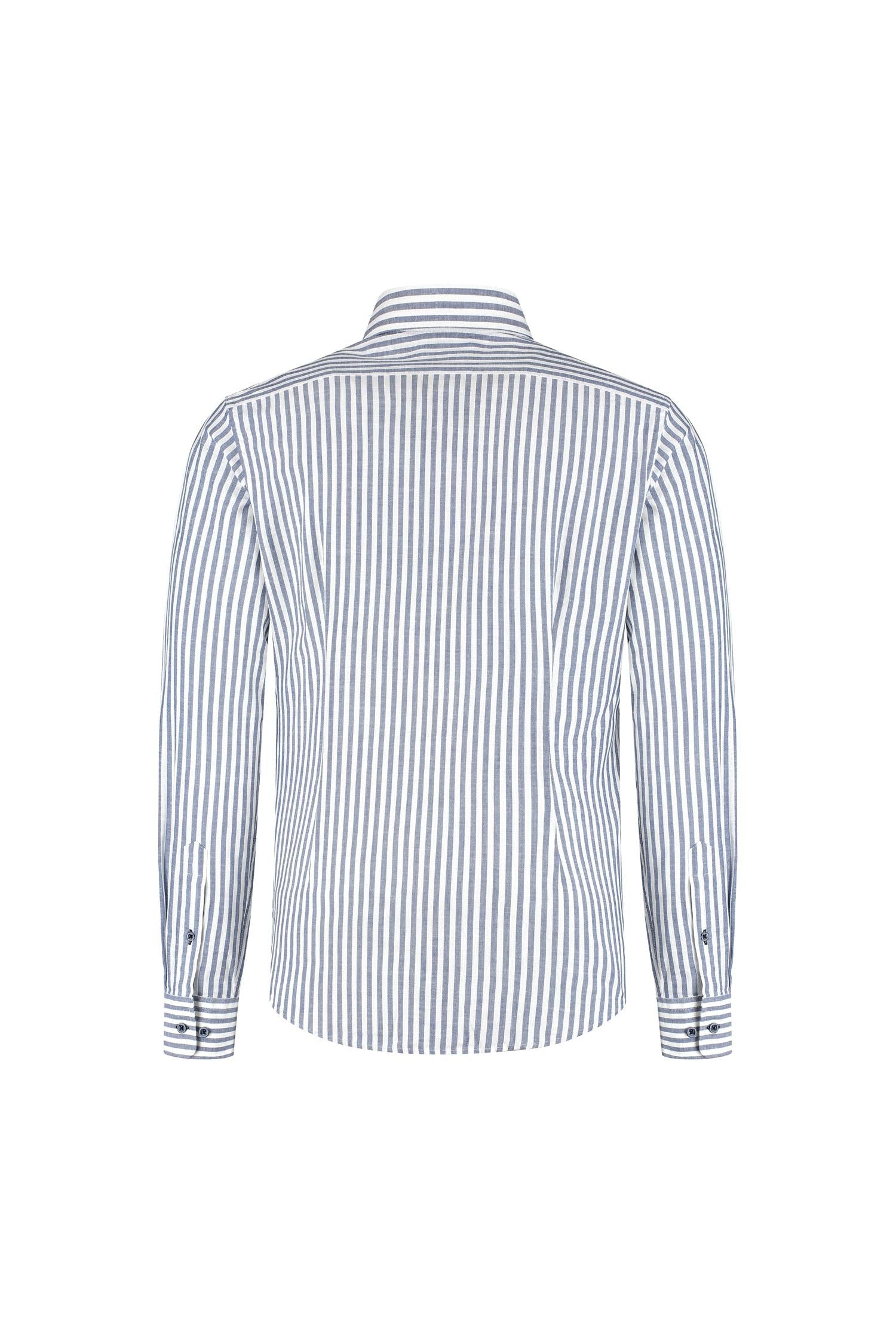 Blumfontain balkstreep navy