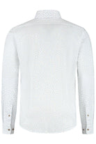 Blumfontain bloemprint beige-blauw