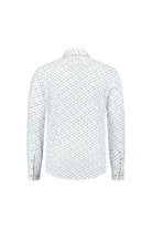 Blumfontain bloemprint blauw-bruin ML7