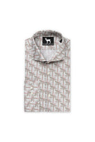 Blumfontain bloemprint rozegroen