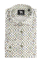 Blumfontain cirkelprint groen