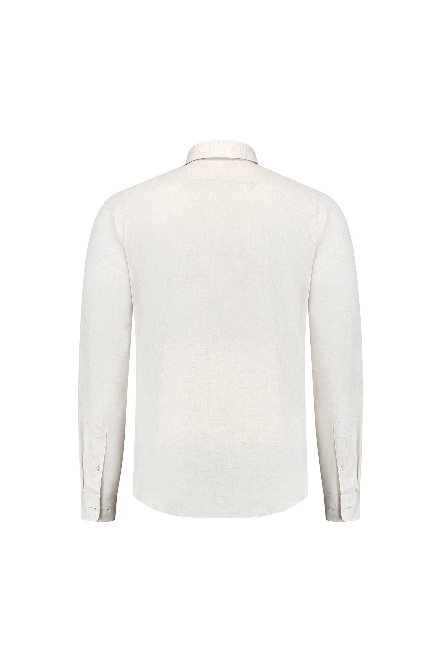 Blumfontain linnenprint uni grijs