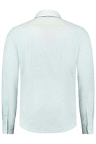 Blumfontain linnenprint uni groen-blauw