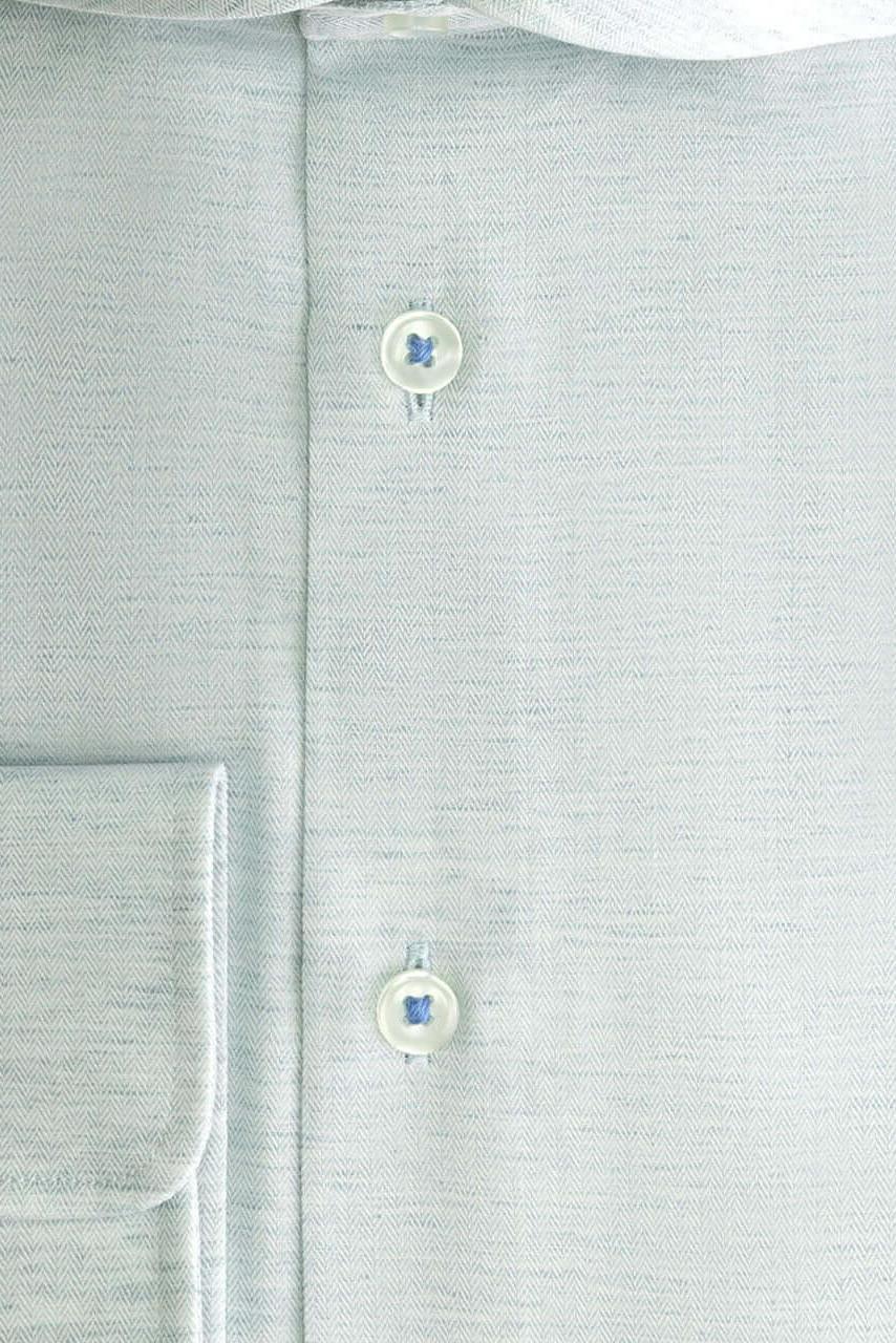 Blumfontain linnenprint uni groen-blauw