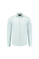 Blumfontain linnenprint uni groen-blauw