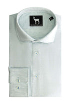 Blumfontain linnenprint uni groen-blauw