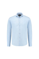 Blumfontain linnenprint uni lichtblauw