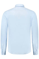 Blumfontain linnenprint uni lichtblauw ML7