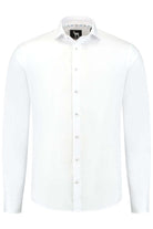 Blumfontain linnenprint uni wit ML7