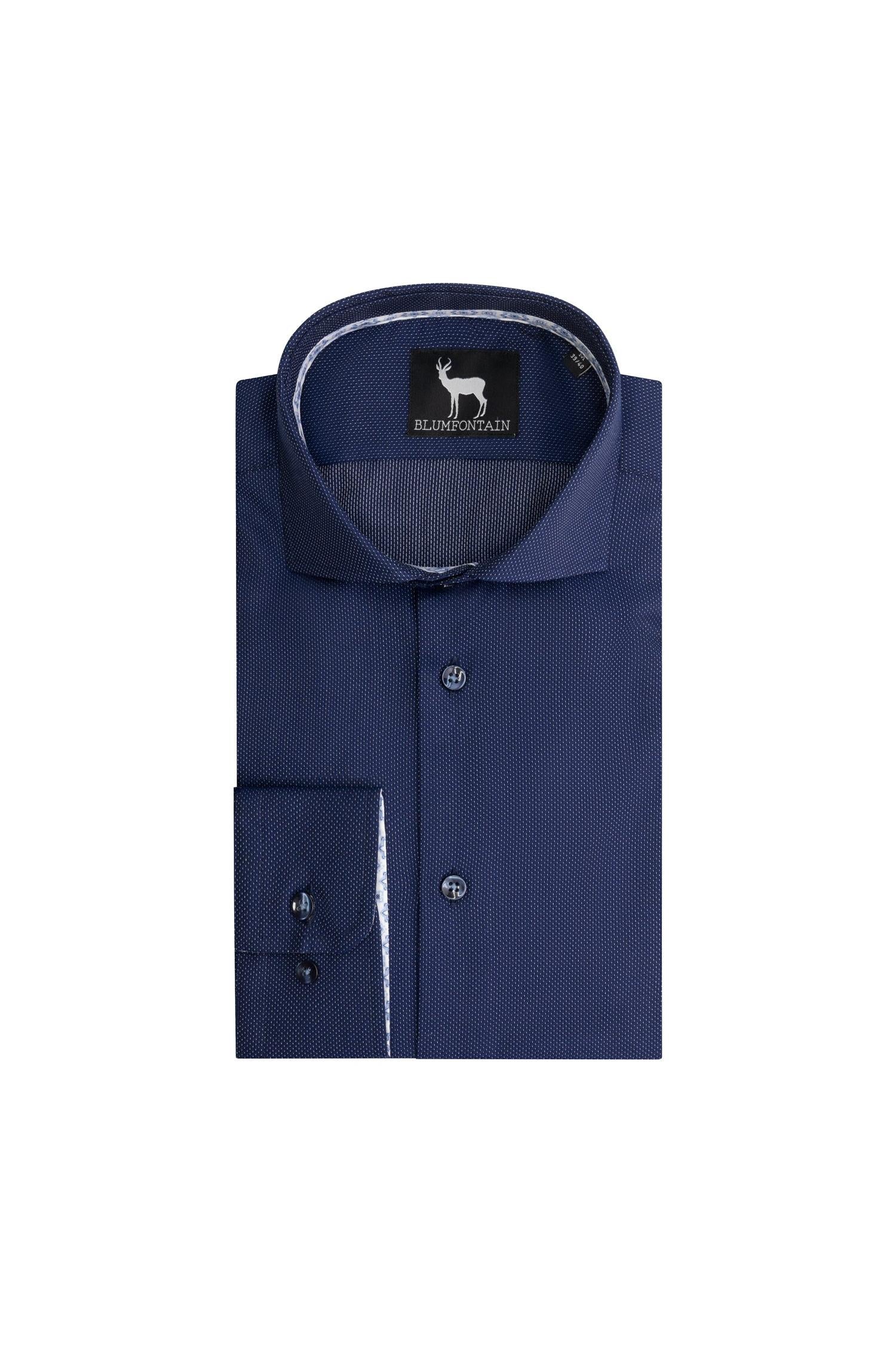 Blumfontain polkadot navy ML7