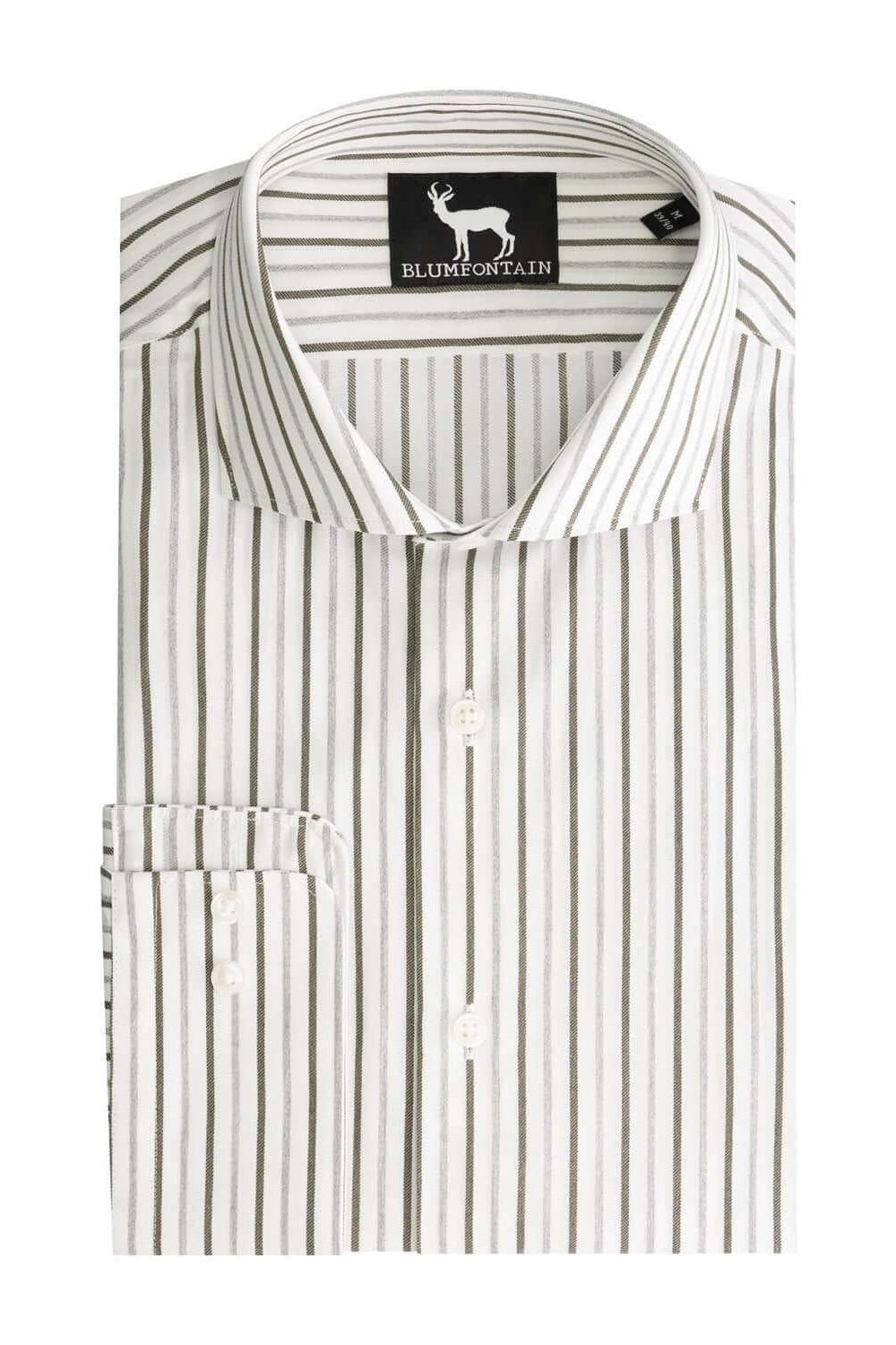 Blumfontain streep grijs