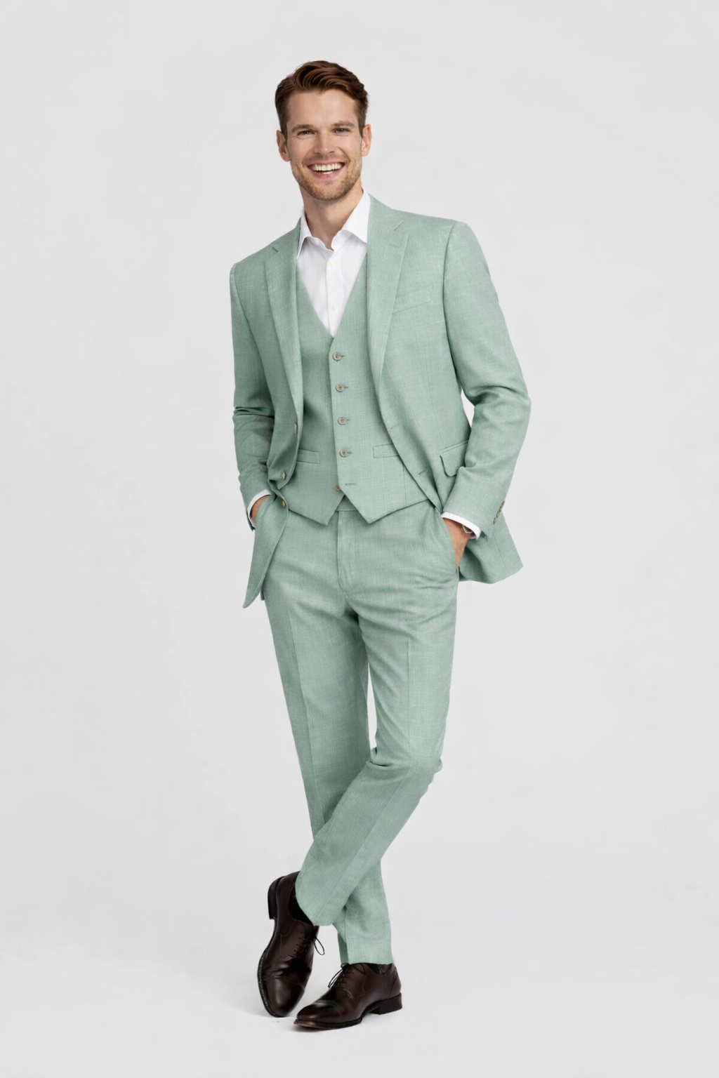 Pak aquagroen 3-delig