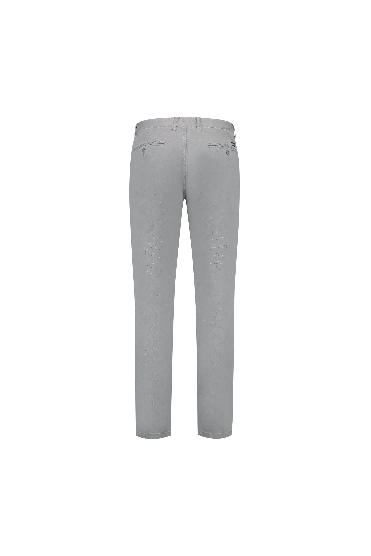 Chino print grijs