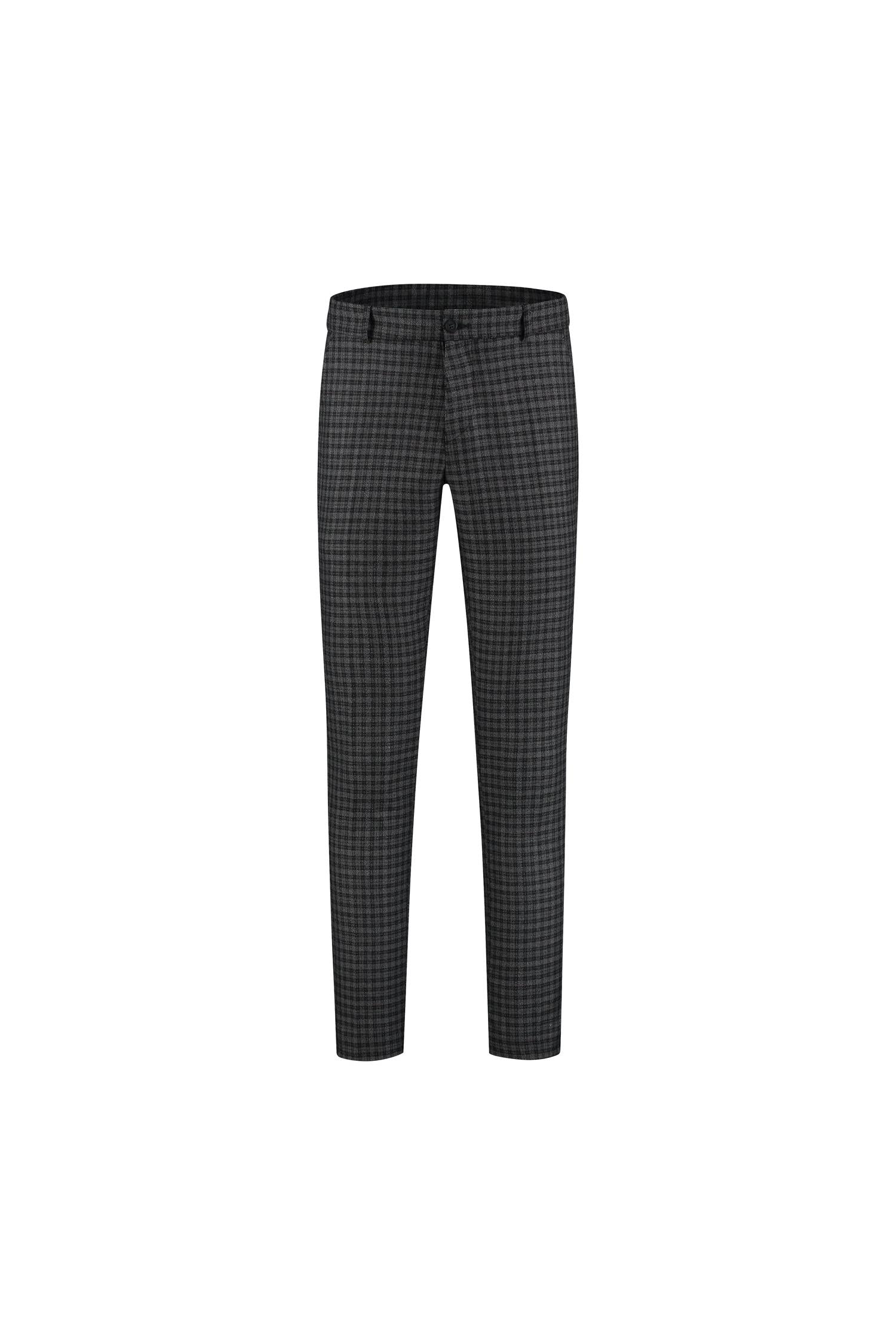 Chino slim ruit grijs