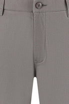 Chino stretch structuur grijs