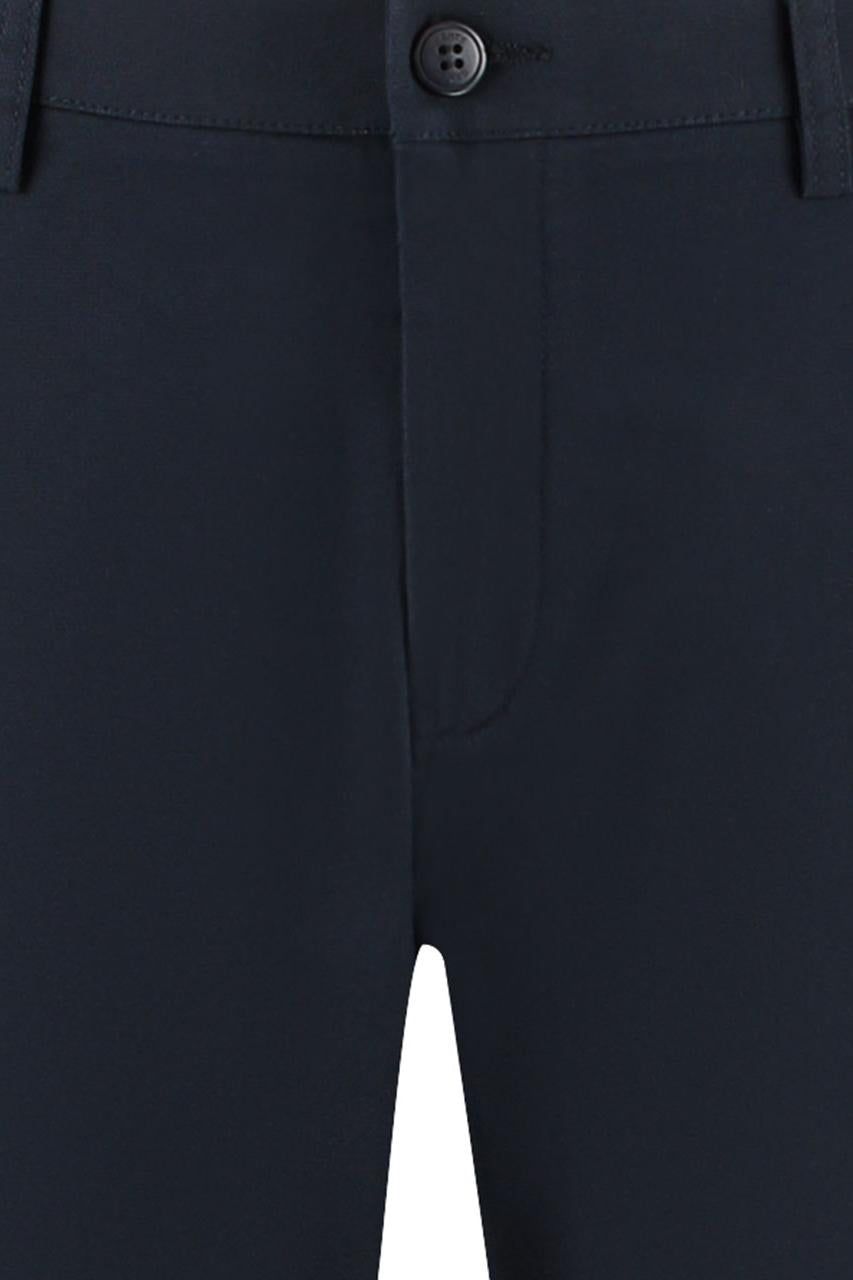 Chino stretch structuur navy