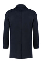 Coat windvanger blauw